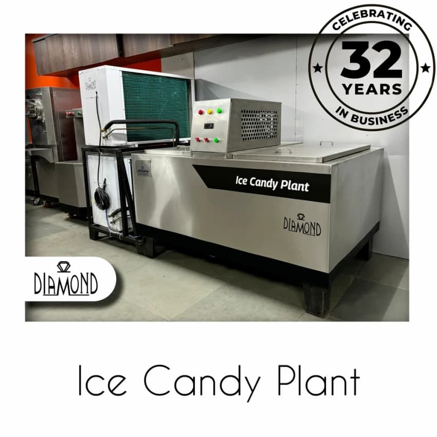 Stainless Steel Ice Candy Making Machine, Capacity: 12 Mould