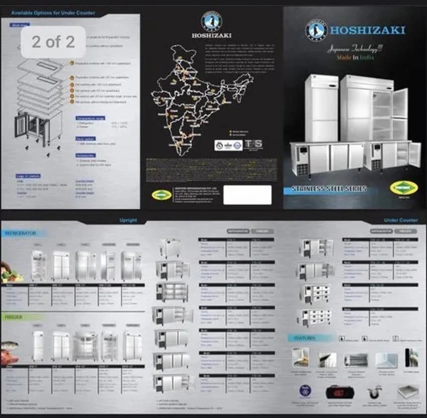 Eutectic Hard Top Freezers, Number of Basket: 2, Number of Doors: 1