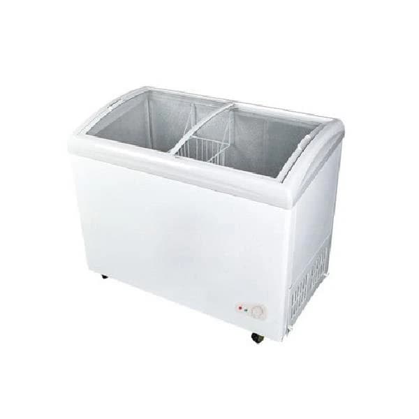 Sliding Curved Glass Deep Freezer