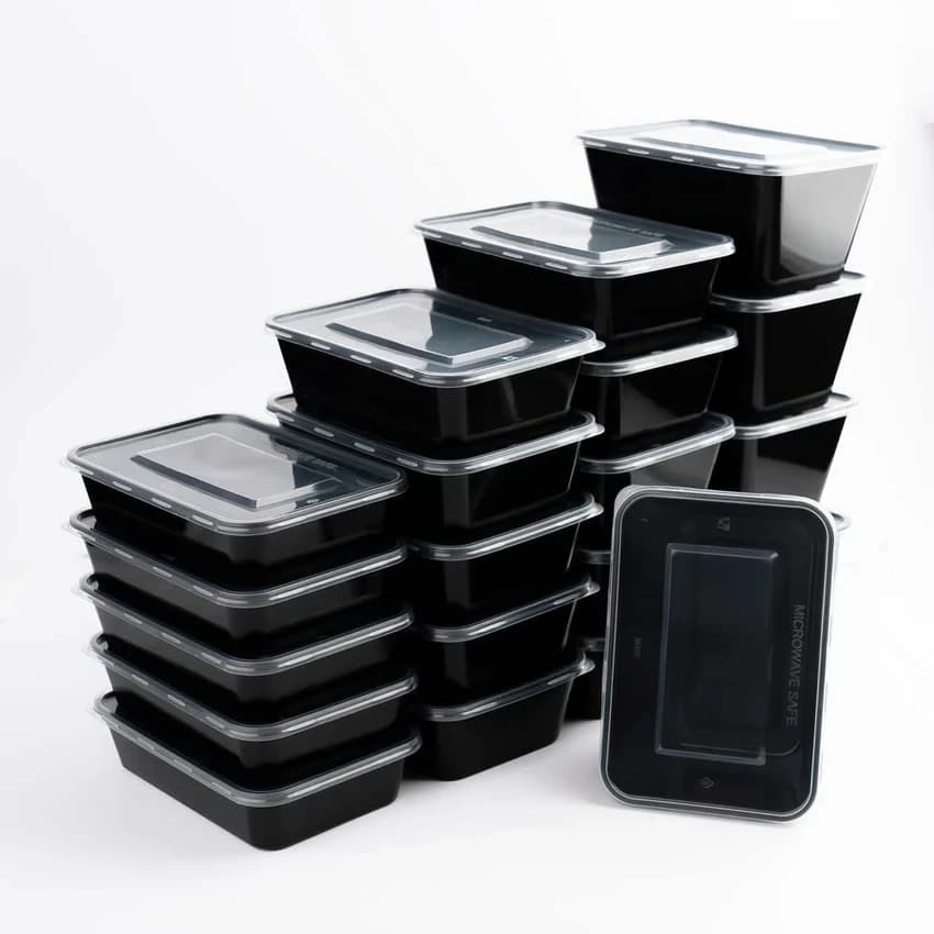 Round Polypropylene Food Containers, 250 ml