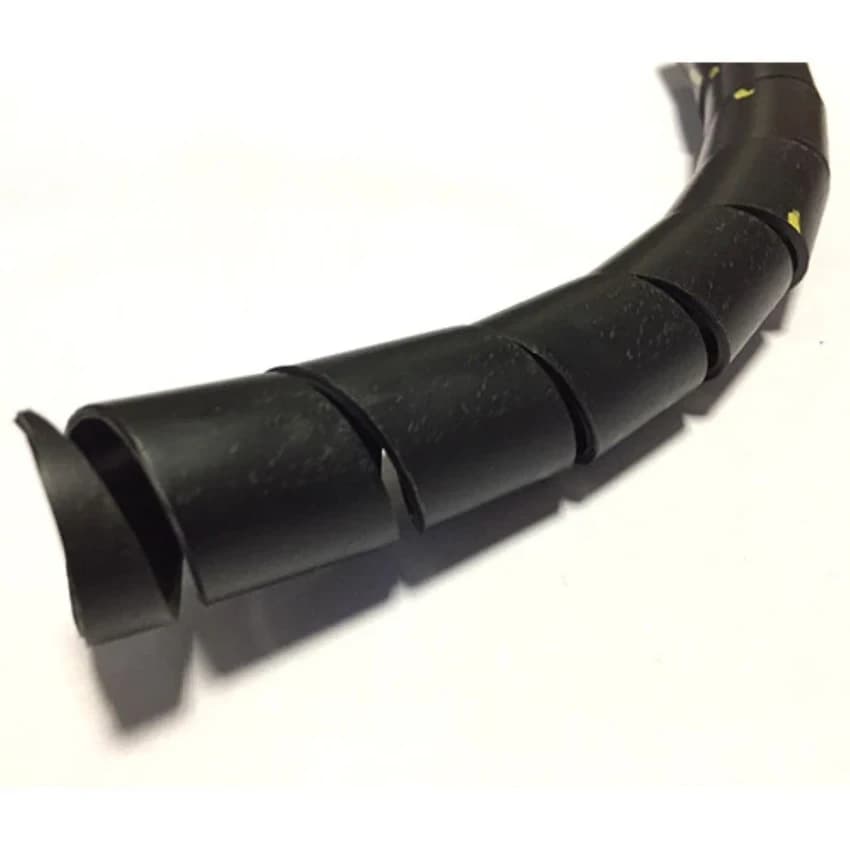 Black PVC Spiral Sleeve