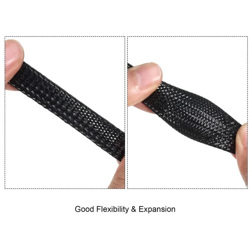 Black PVC Expandable Sleeving
