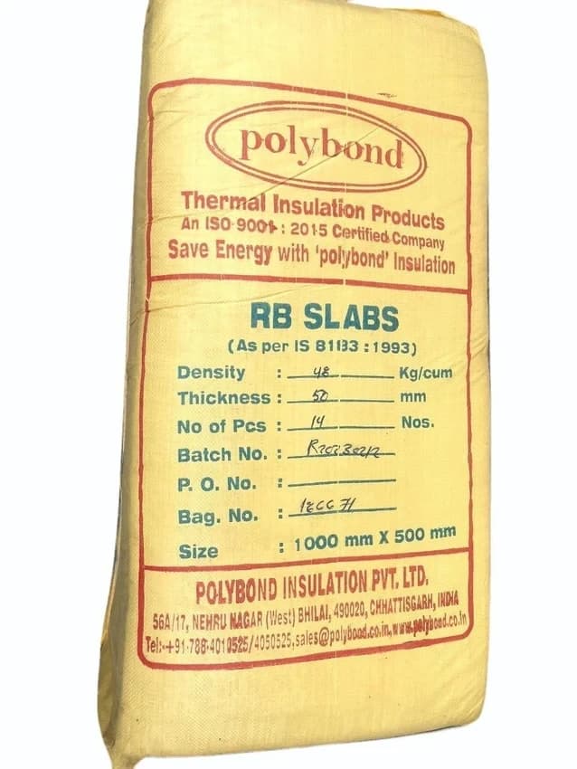 Thickness: 50 mm Polybond Resin Bonded Slab