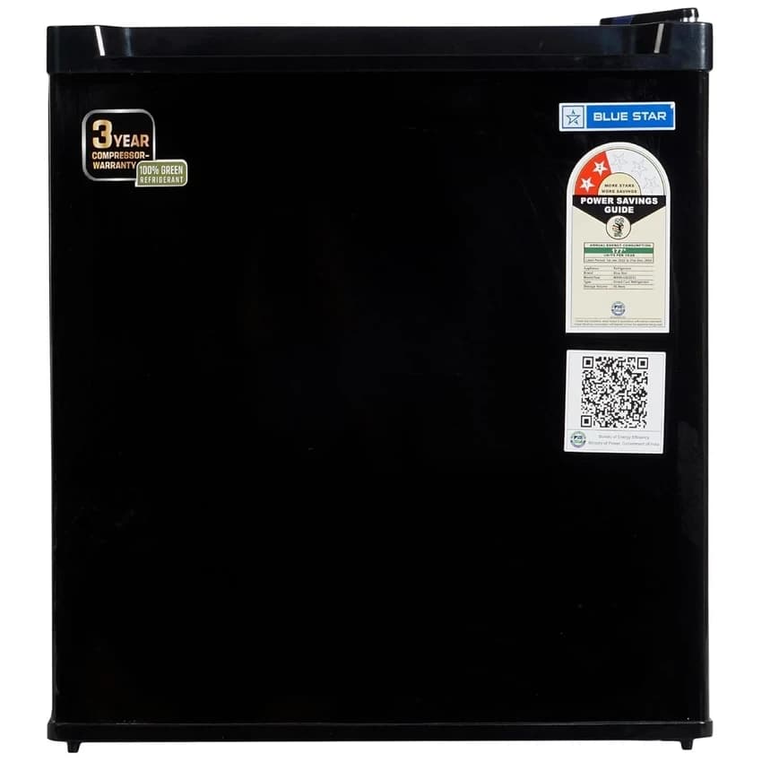 Blue Star Mini Bar 50 Litre Black & Grey Mini Bar Refrigerators Single Door