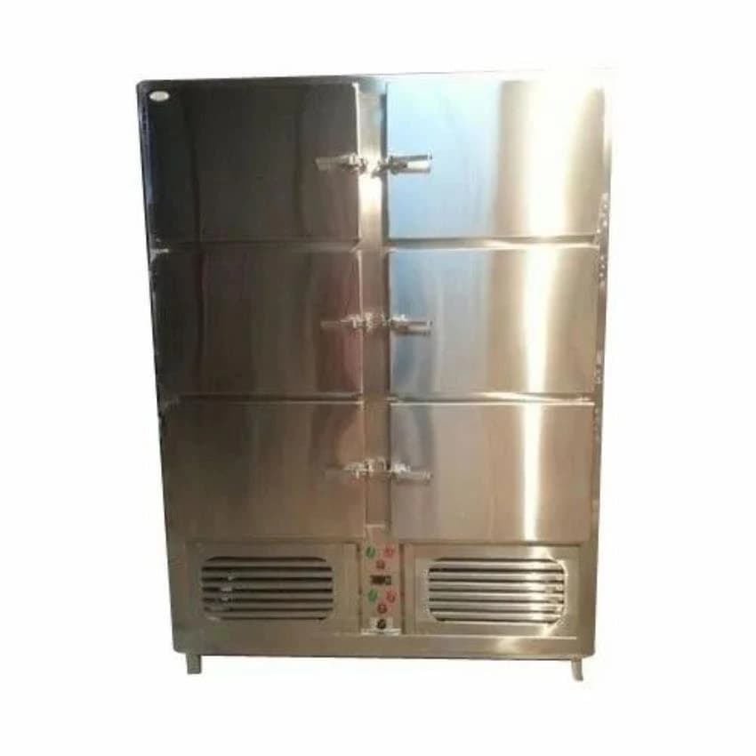 Stainless Steel 3 Star 6 Door Vertical Deep Freezer, Storage Capacity: 100 L, Auto-defrost