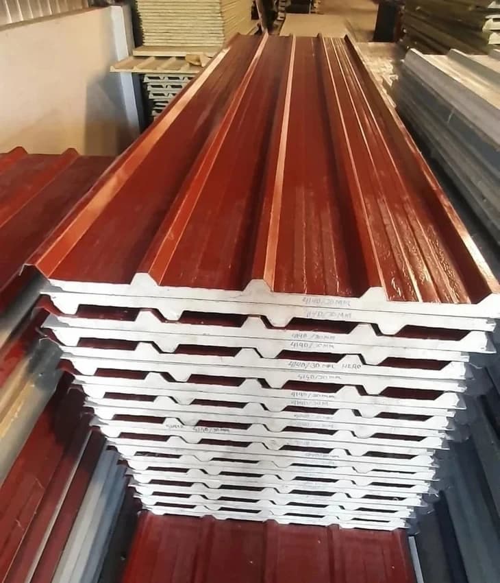 NCR Industries 120mm PUF Insulated Roofing Panel
