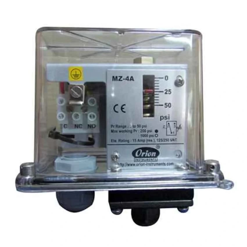 Liquids,Air and Gases Weatherproof Pressure Switches, Contact Material: Silver or,Gold, Contact System Type: SPDT,DPDT