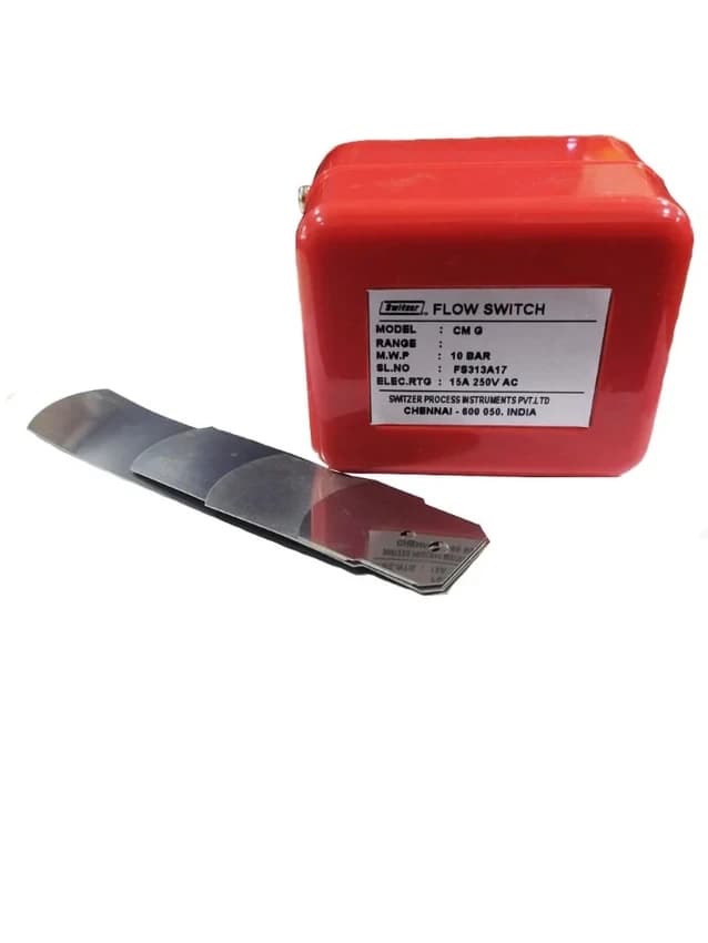 Switwer Brass Water Flow Switch Model CM- G, For Industrial, Warranty: 1 Year