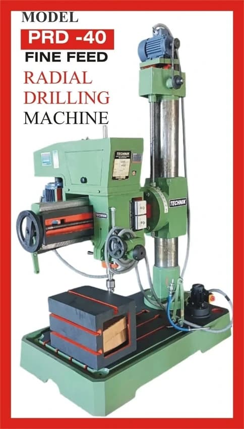 PRD 40 Technik Radial Drilling Machine (38mm Drilling Capacity)