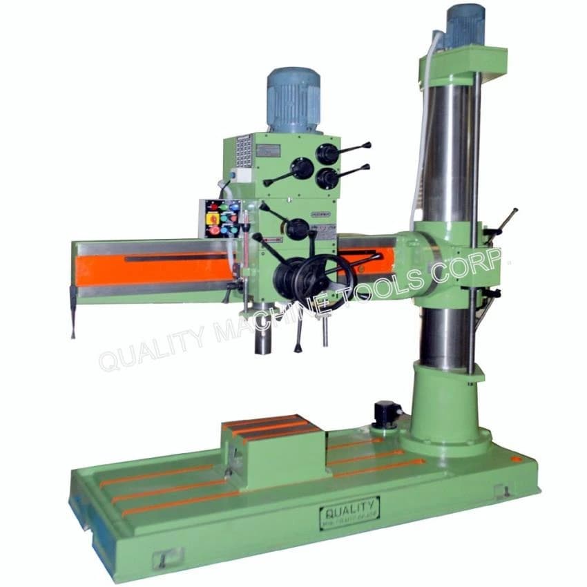QMT-50 Heavy Duty Geared Radial Drilling Machine, Number of Spindle Speed: 9, Drilling Capacity (Steel): 50 mm