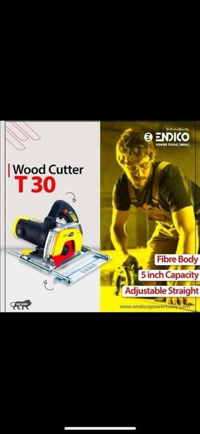 Endico T30 Wood Cutter, 13000 Rpm, 1300W