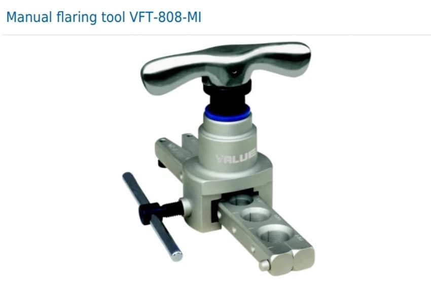 Aluminium Manual flaring tool VFT-808-MI, For Pipe Fitting