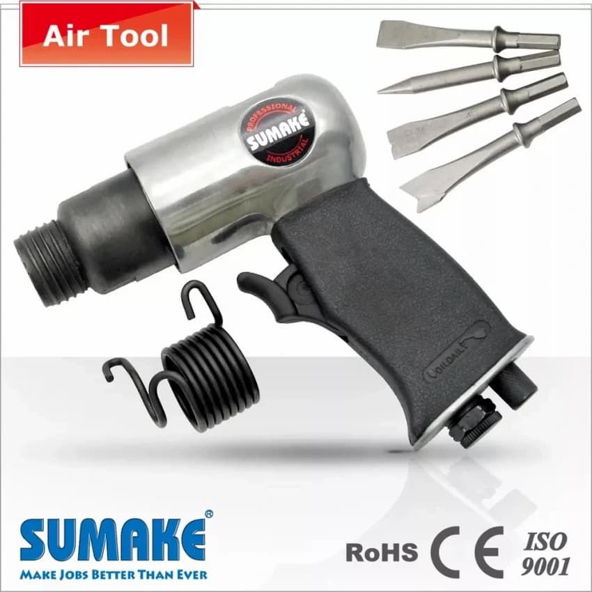 ST-2310R Sumake 150mm AIR HAMMER W/4PC CHISELS, For Industrial, Air Pressure: 50-100 psi