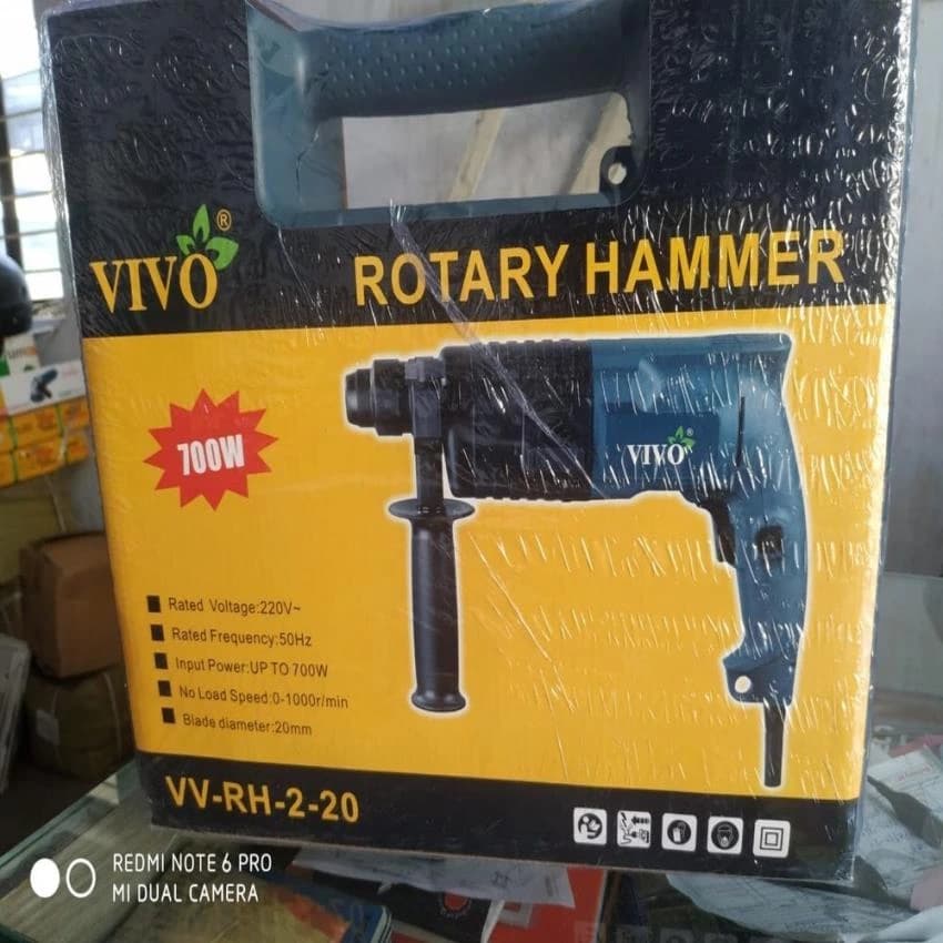 20 mm VIVO Rotary Hammer 2-20, Rated Voltage: 220v