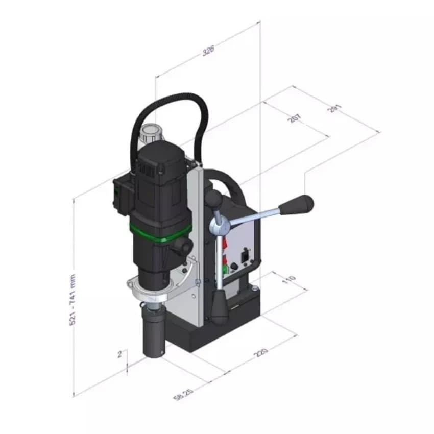 EIBENSTOCK MAGNETIC CORE DRILL KBM 90