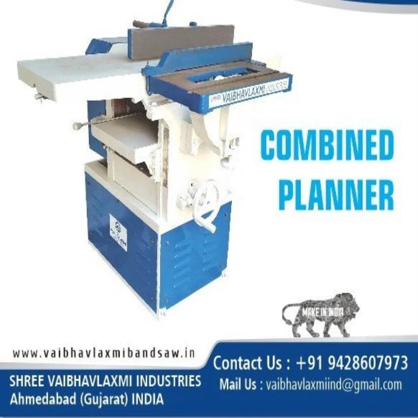 Combined Planner Machine, For Wood Working, Automation Grade: Semi-automatic