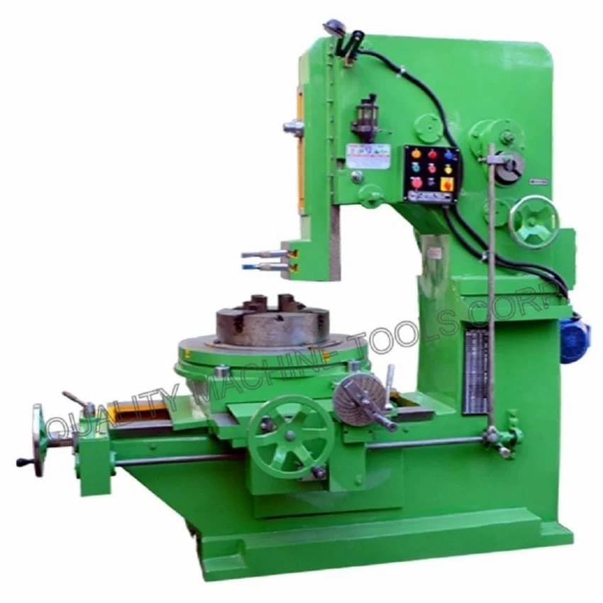 Mild Steel Tilting Head Geared Slotting Machine 16 Inch Stroke