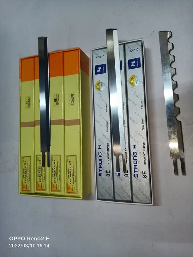 Stainless Steel 8 Inch Fabric Cutting Machine Blade, For Industrial