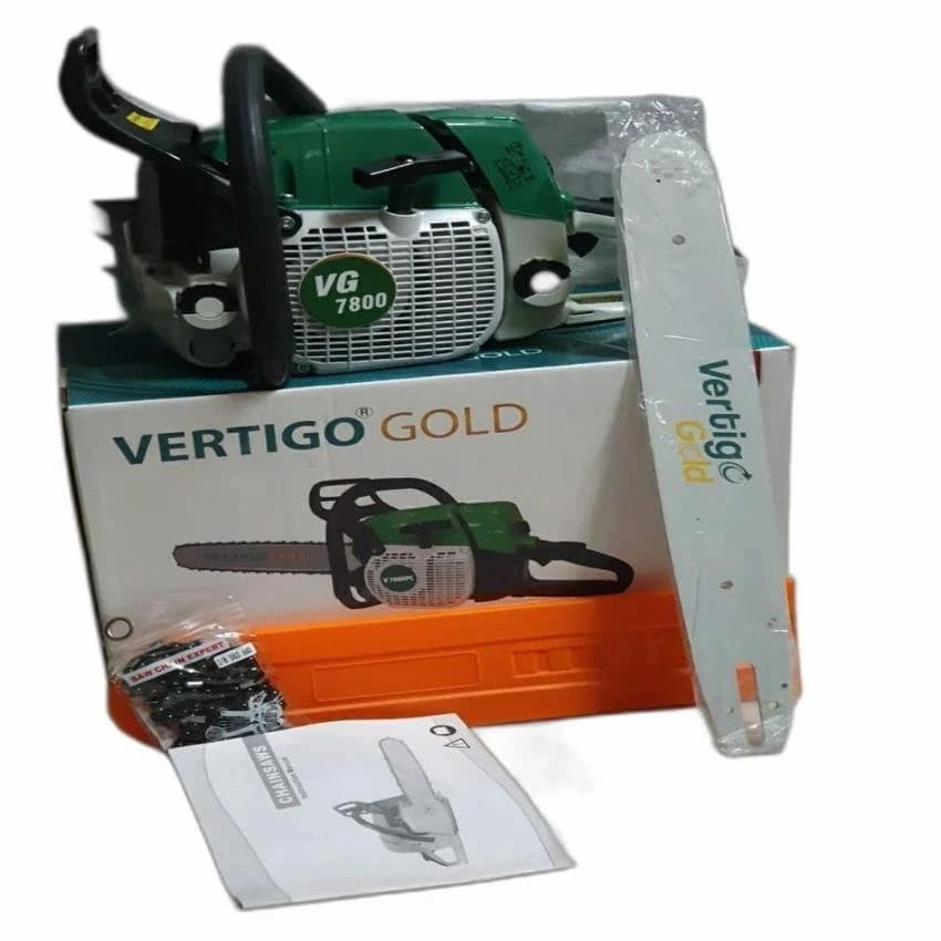 Vertigo Gold VG7800 Chainsaw, Petrol, 18inch