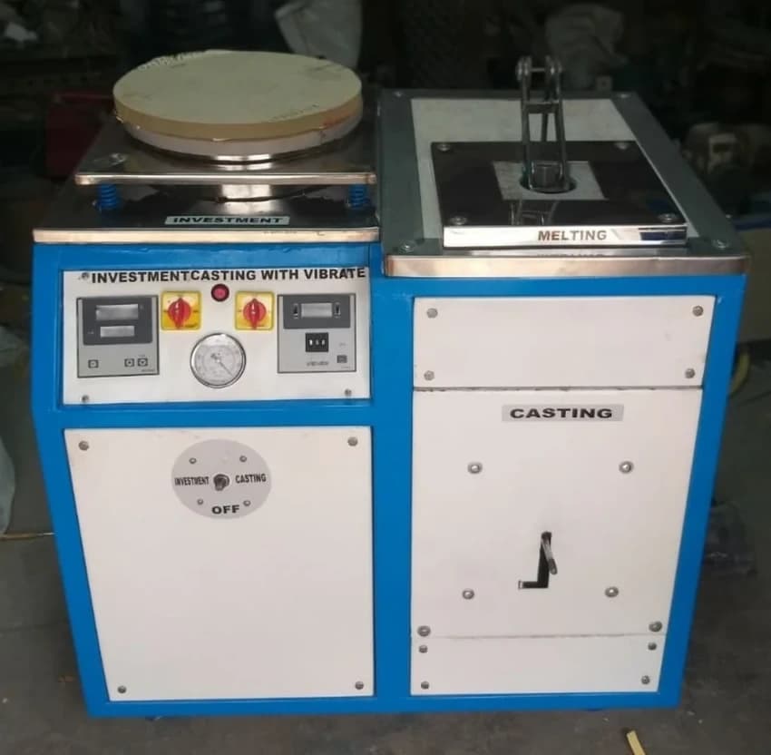 Jewelry 3-in-1 Vacuum Pressure Casting Machine (1 kg Max Capacity, 5 kW Heating Power)