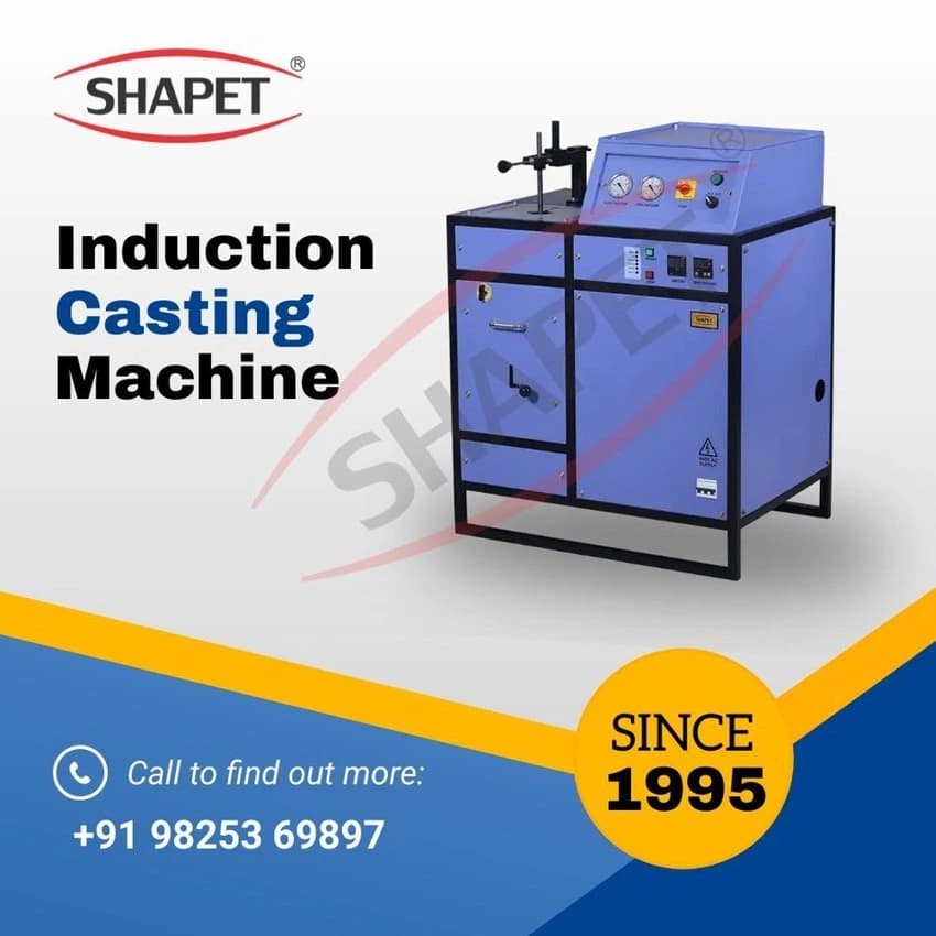Induction Based Imitation Casting Machine 1 kg. IN 3 Phase