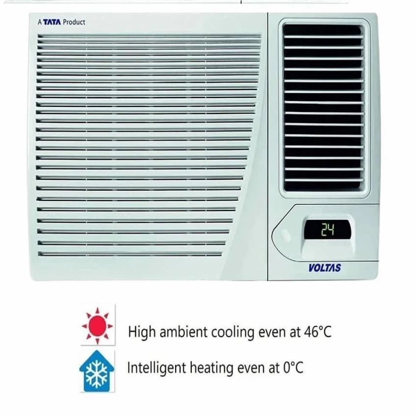5 Star Voltas Window AC 18H CZP 1.5 Ton Hot & Cold