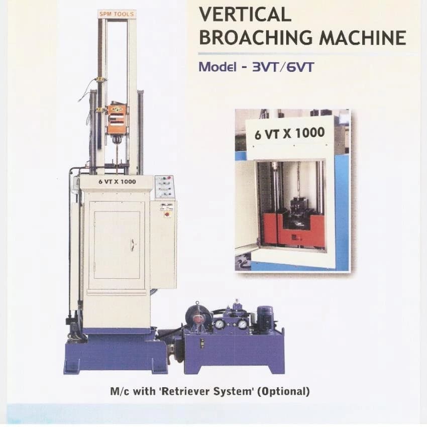 Mild Steel Hydraulic Vertical Broaching Machine, Capacity: 10-20 Ton, Max Force Or Load: 90-120 ton