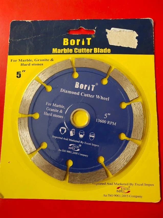 Stainless Steel Round Borit Diamond Cutter Wheel, Size: 5 Inch