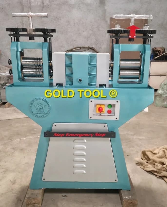 Jewellery rolling machine 6""x3"" (152mmx76mm), Semi Automatic, 6 Inch