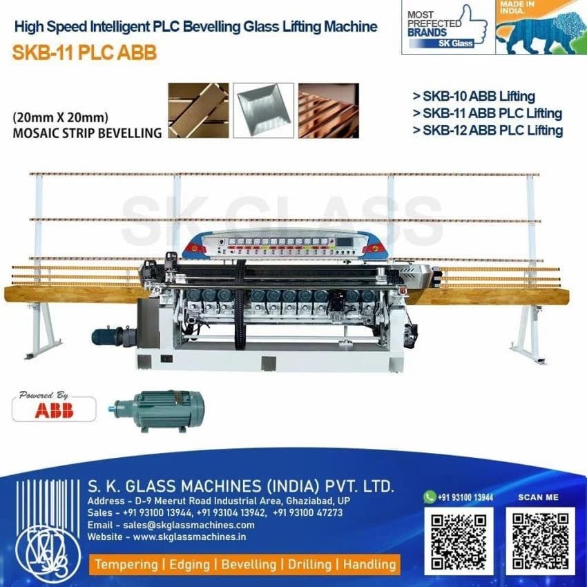 Straight Line Bevelling Edging Grinding 25X25 Mm Machine, Automation Grade: Semi-automatic