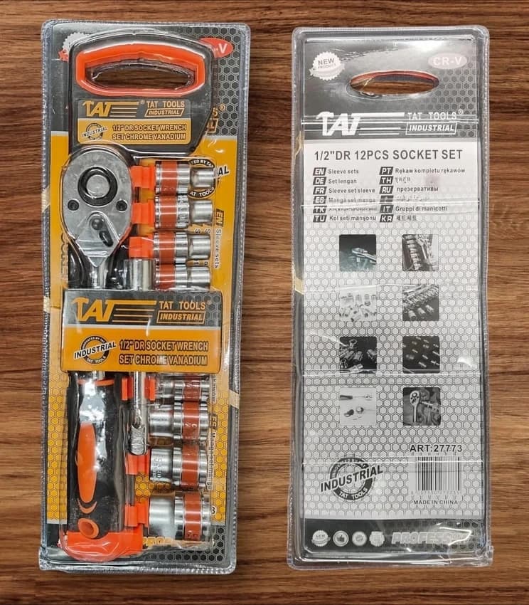12 Pcs Socket Set Taj Tools, Sockets With Bits