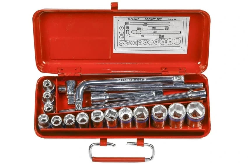 Taparia s23m/s23h 1/2-inch square drive socket set