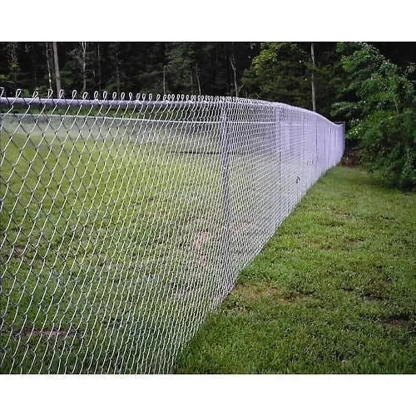 Galvanised Silver Chain Link Fencing Installation Service