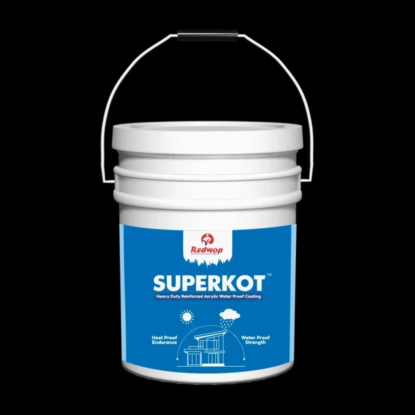 REDWOP _ SUPERKOT N _ Heavy duty reinforced acrylic water proof coating for terrace