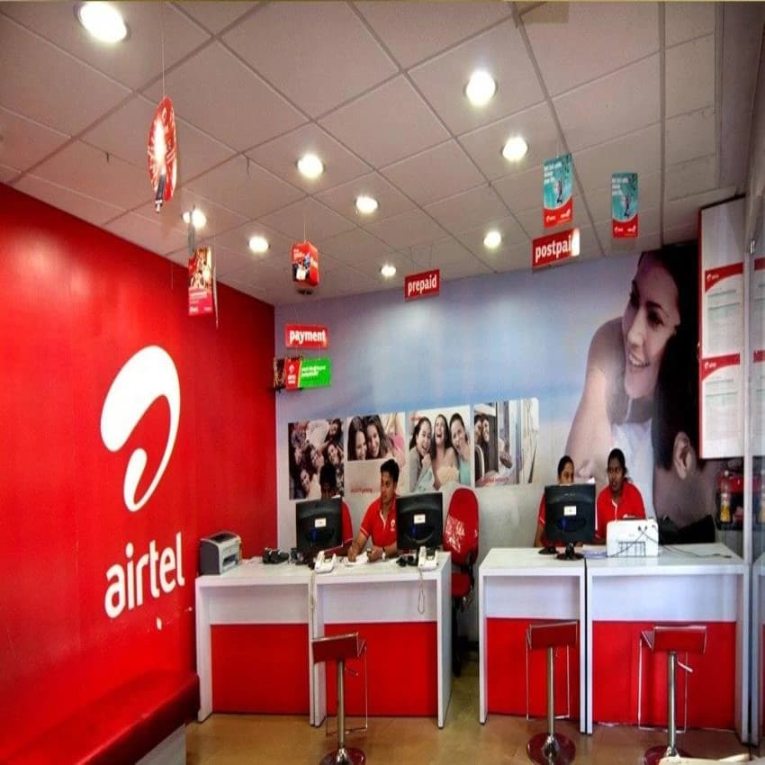 Airtel Service Center Interiors Designed and Executed by Siddeshwar Constructions