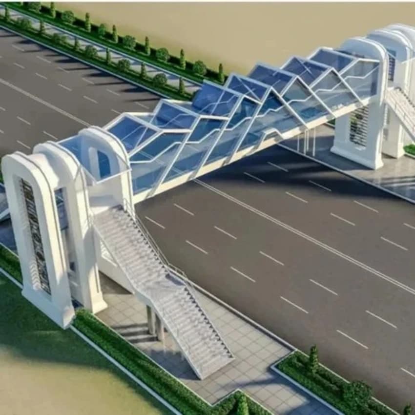PEDESTRIAN BRIDGE FOR ROAD CROSSING
