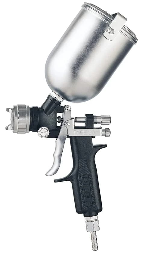 Stainless Steel Silver Air Spray Gun, Model Name/Number: Type-59
