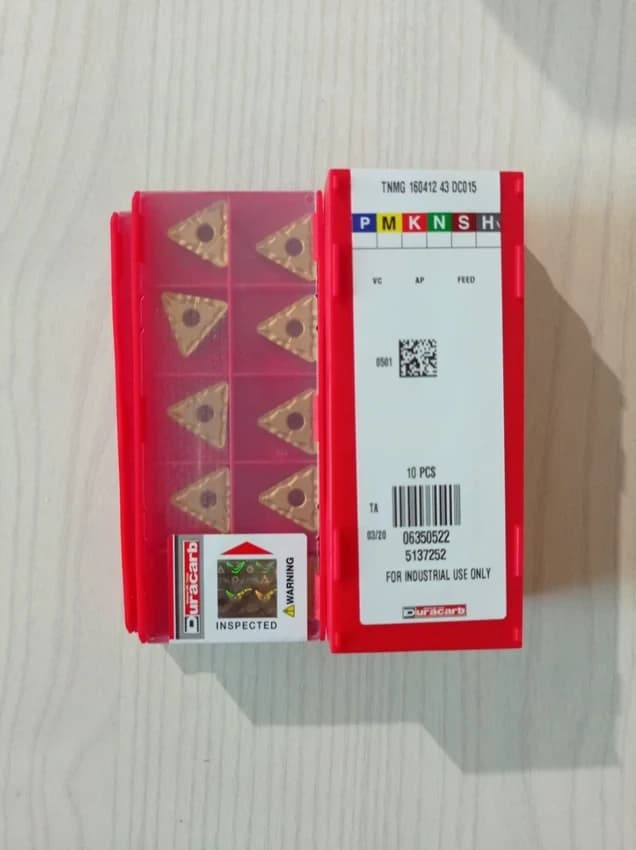 CVD 60 DEGREE Tnmg 160412 43 DC015, For CNC Machine, Material Grade: Carbide