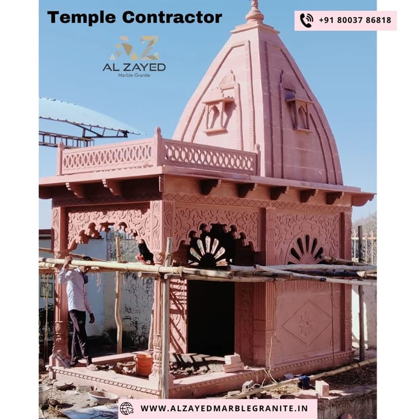 Sandstone Temple Construction Service