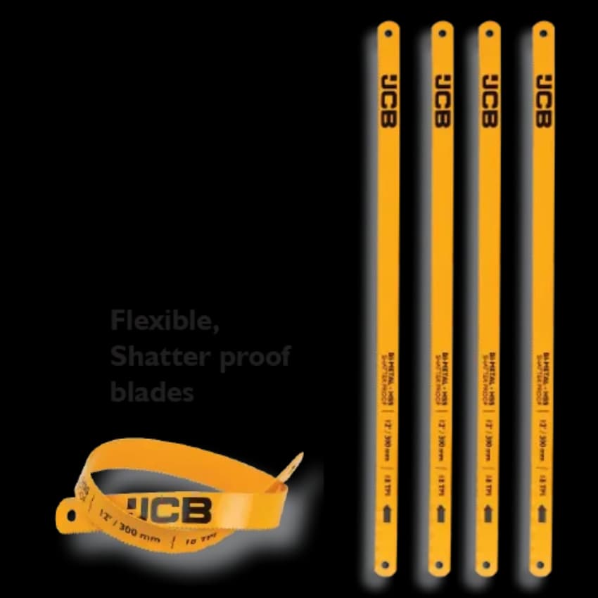 Yellow Steel 12 Inches 300 mm Bi-Metal Hacksaw Blades For Industrial