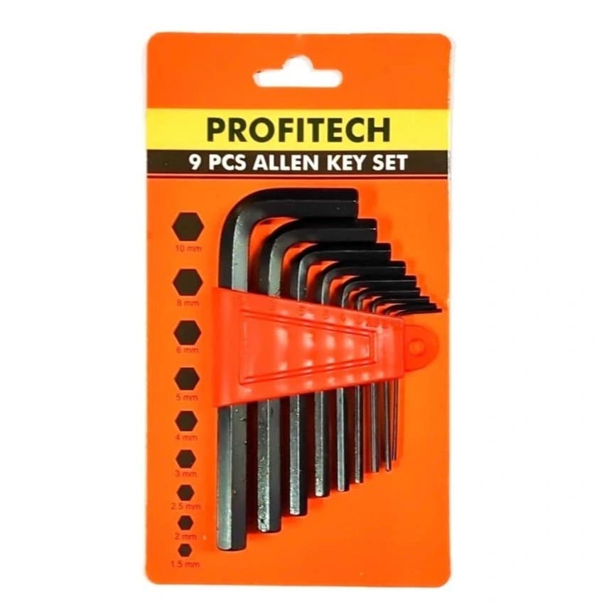 Chrome Vanadium Steel Crv Allen Key Set, For Mechanical