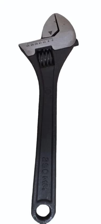 Chrome Vanadium Steel Malhotra Adjustable Wrench, Size: 8 Inch