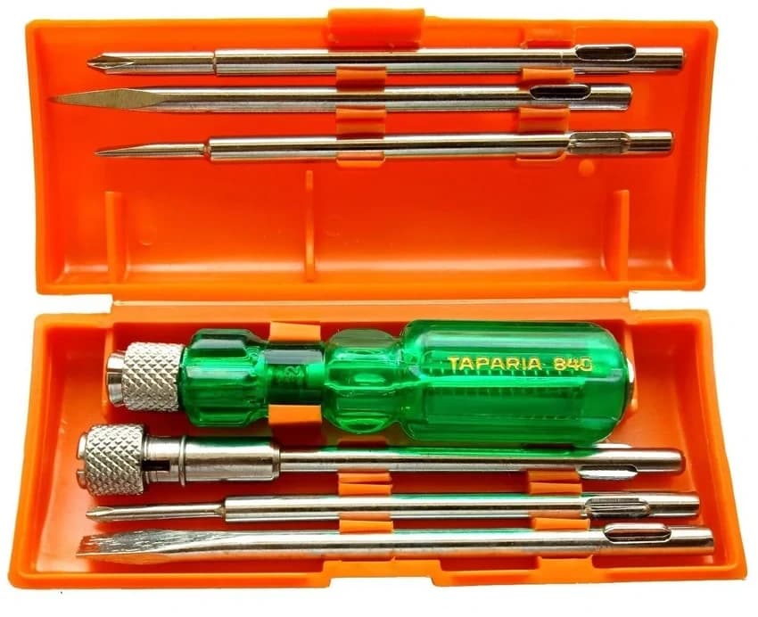 T Hiralal Flat Screwdriver Taparia screw driver set