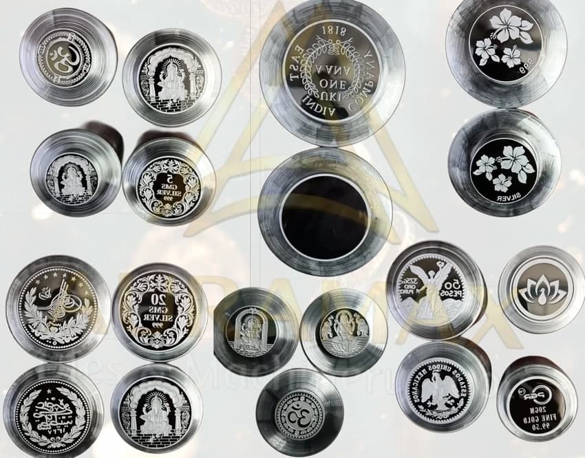 Auramax Silver Coin Stamping Die Set