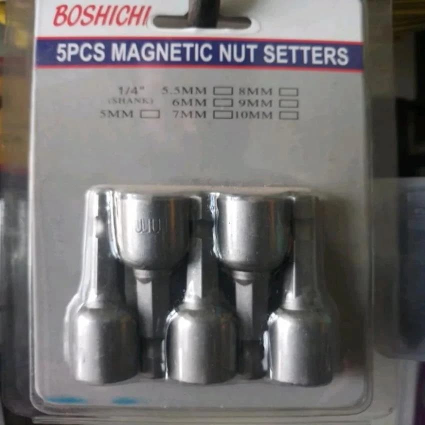 Two In One Screwdriver Boshichi Magnetic Nut Setters, 4 inch