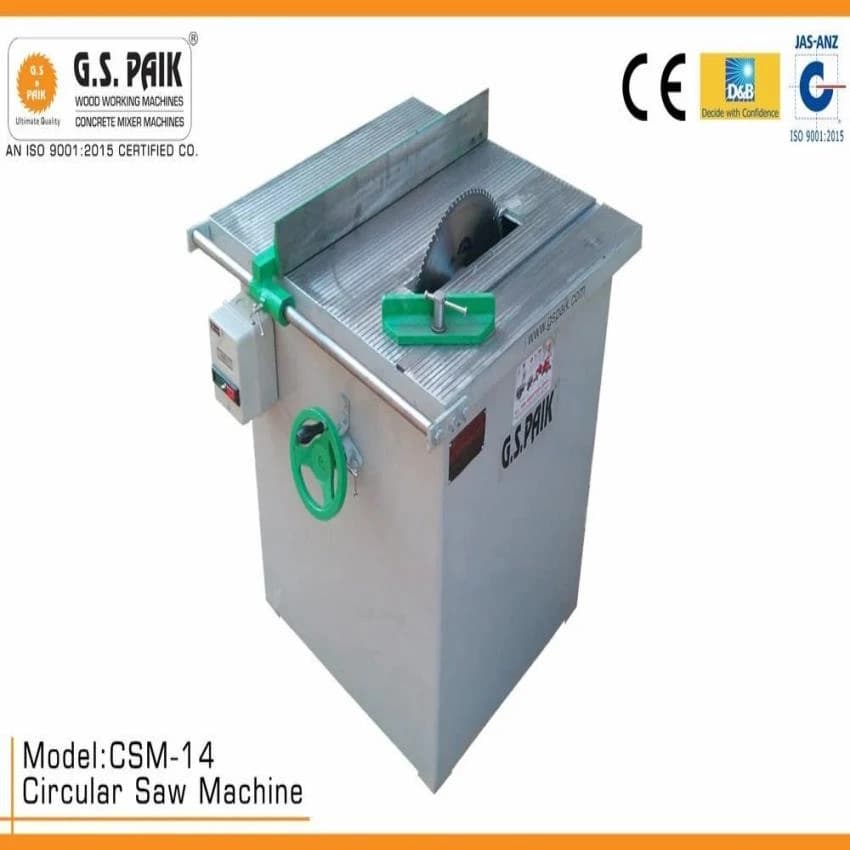 GS Paik Tct Circular Saw Machine, Capacity: 14
