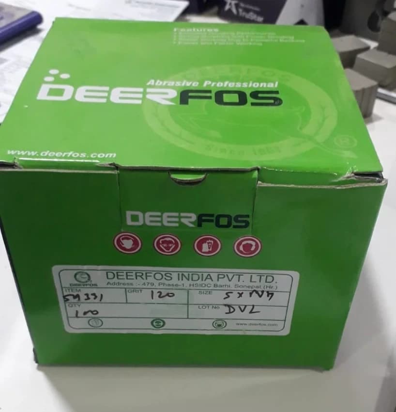 Deerfos Abrasive Professional Sanding Discs 120 Grit
