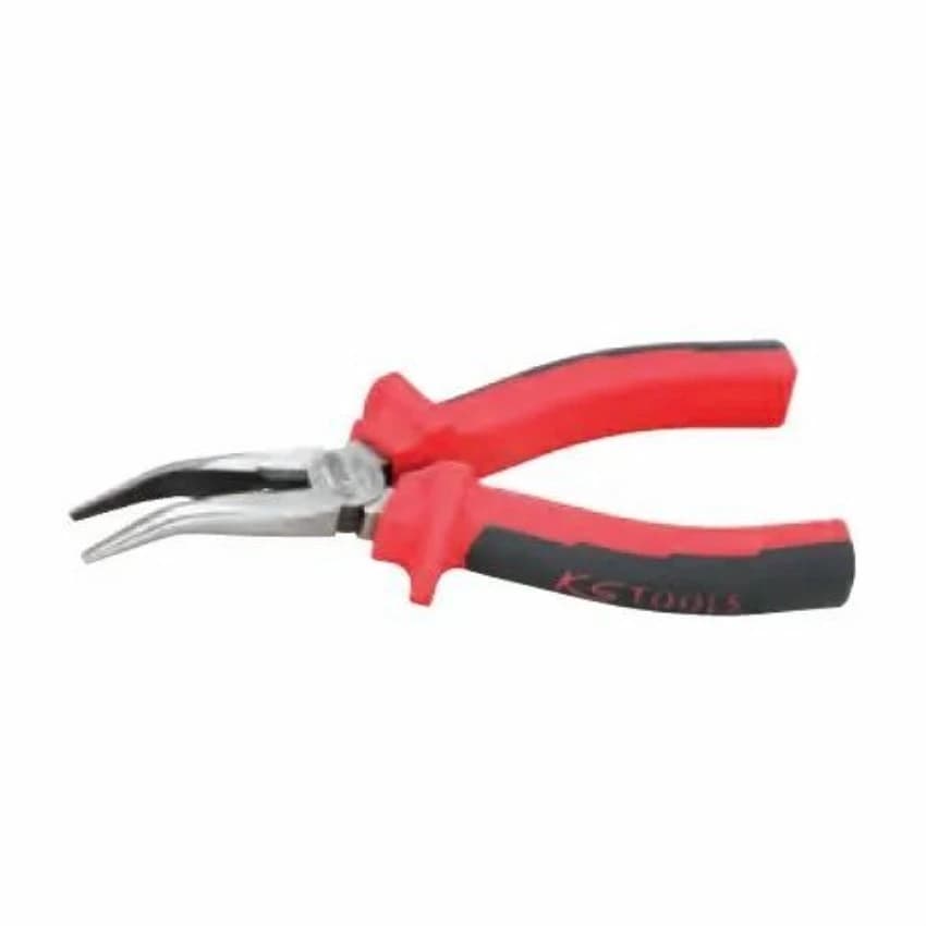 Mild Steel KS Tools Long Nosed Pliers Curved