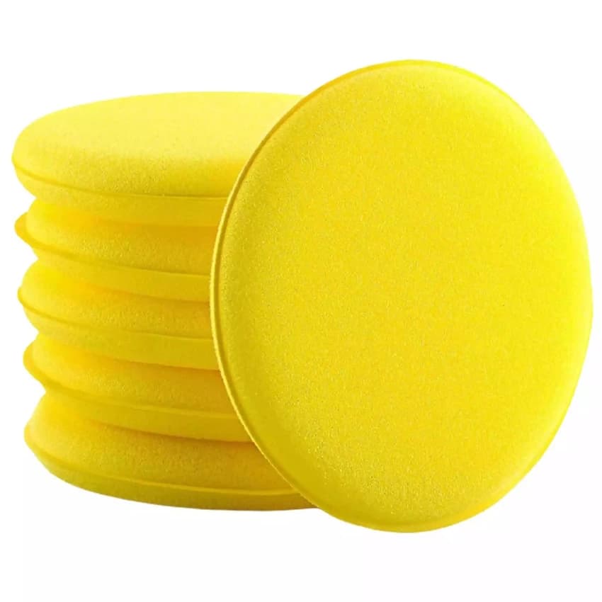 VRA Blue and Black,Yellow Microfiber Applicator Pad, Size: Free