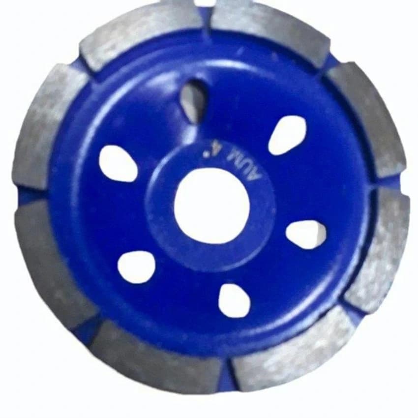 Diamond cup wheel 4"", 6 mm